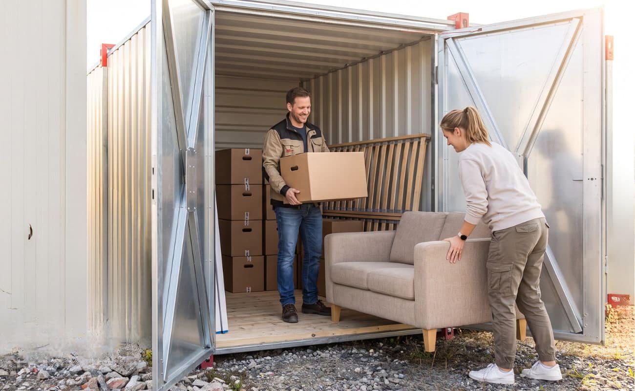 Self storage boxes in the Czech Republic